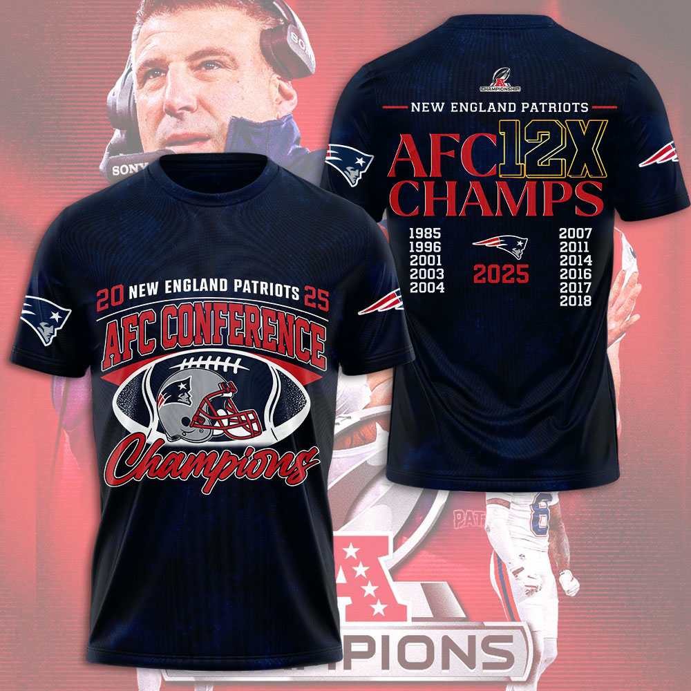 New England Patriots 3D Apparel – TMTHU3775