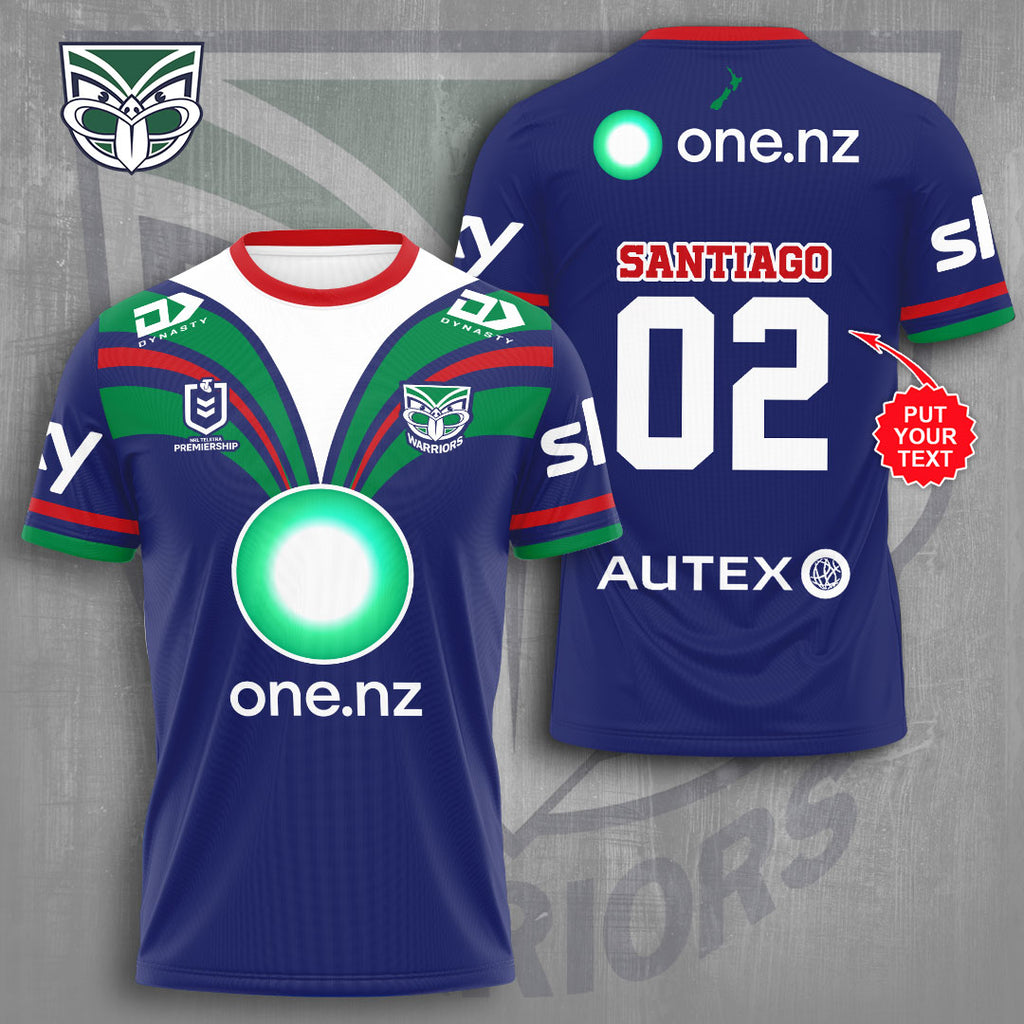 Personalized New Zealand Warriors 3D Apparel – VANDH 2091