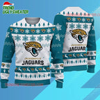 Nfl Jacksonville Jaguars 2025 Reindeer Christmas Tree Ugly Xmas Sweater