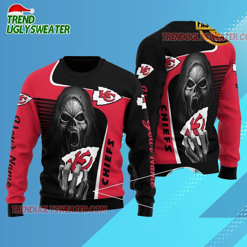 Kansas City Chiefs New Season 2025 26 Custom Ugly Christmas Sweater