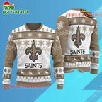 Nfl New Orleans Saints Special Edition 2025 Custom Ugly Christmas Sweater