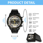 Nier: Automata 10th Anniversary Black Stainless Steel Watch - GNE7477