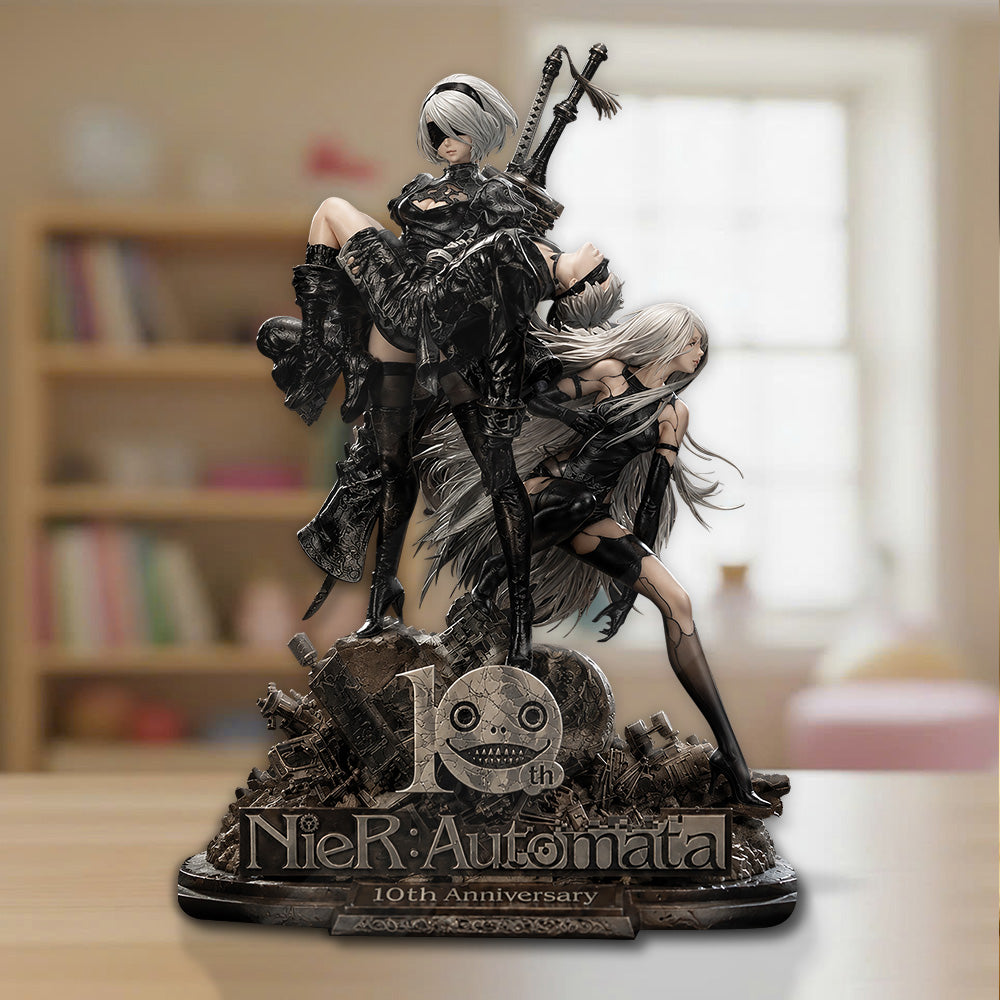 Nier: Automata 10th Anniversary Custom Shape Acrylic Plaque – GNE7439