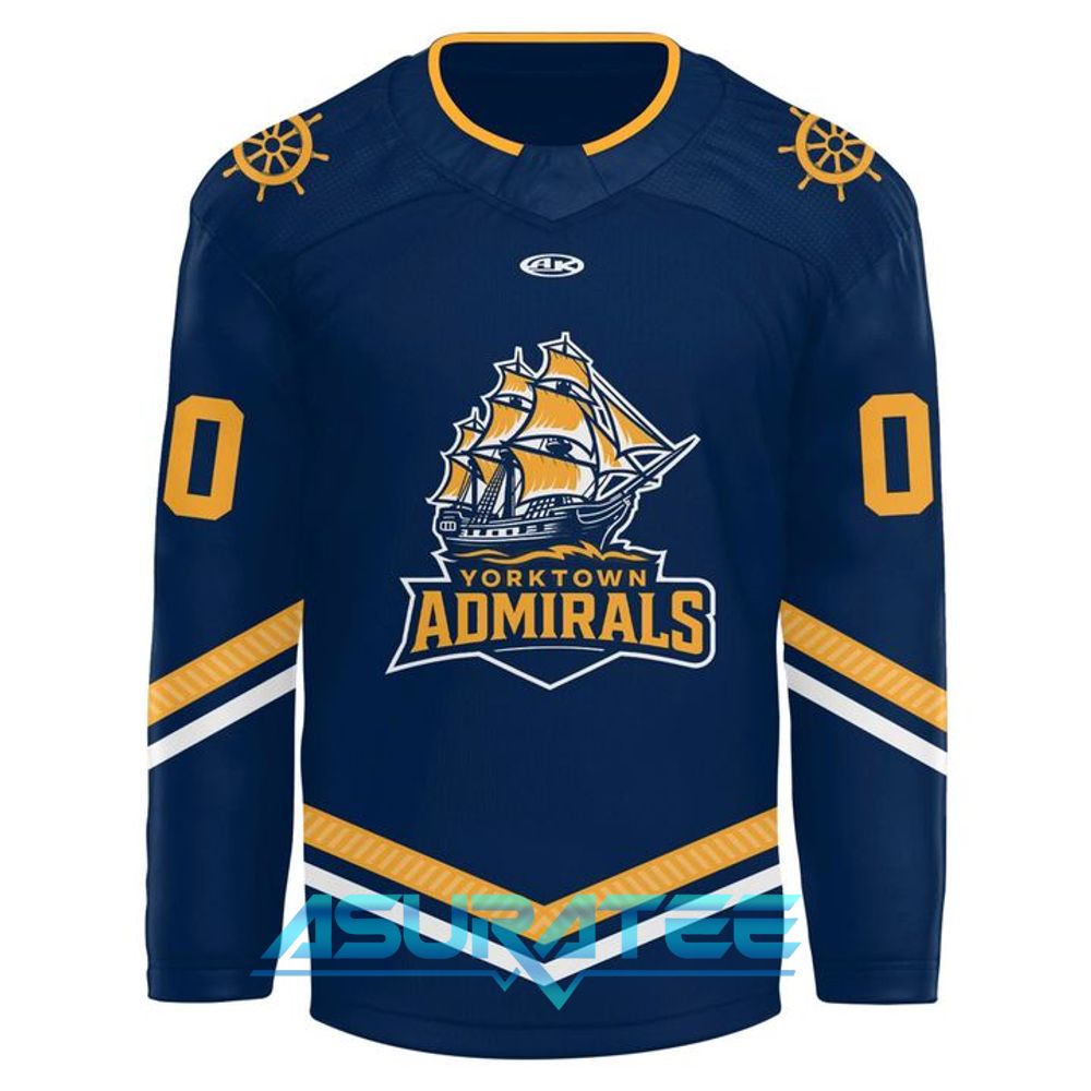 Norfolk Admirals Yorktown Night 2026 Special Hockey Jersey