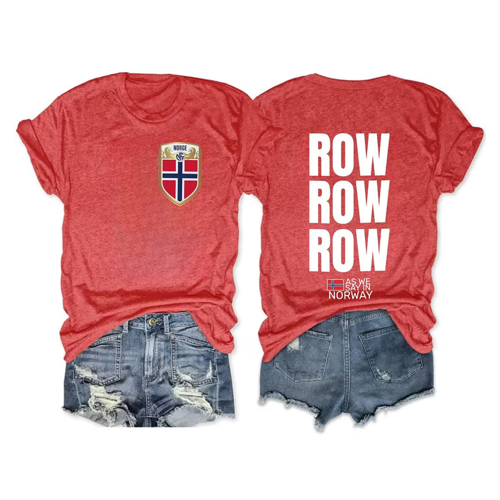 Norway 2026 World Cup Norwegian Vikings Row Shirt