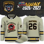 Nottingham Panthers 2026 Personalized Away Hockey Jersey
