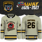Nottingham Panthers 2026 Personalized Away Hockey Jersey