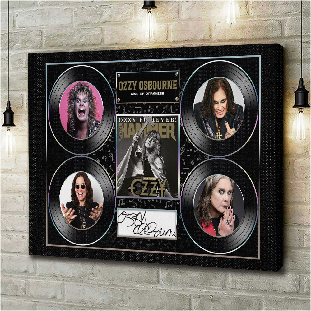 Ozzy Osbourne Rectangle Canvas With Inner Frame – TMTHU991