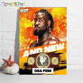 Oba Femi And New WWE NXT North American Champion Wall Art Poster Canvas
