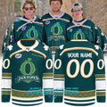 Odessa Jackalopes 2026 St. Patrick’s Day Special Hockey Jersey