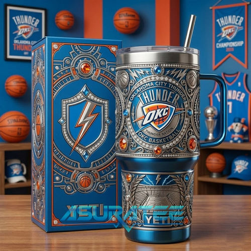 Oklahoma City Thunder Basketball New 2026 Special YETI Tumbler