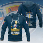 Oklahoma City Thunder 2025 NBA Champions 3D Apparel – HOATT 11364