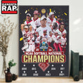 Oklahoma Sooners 2024 NCAA Softball Women’s College World Series Champions Poster Canvas Art