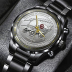 Oklahoma Sooners Football 130th Anniversary 2025 Black Stainless Steel Watch – TANTN17820