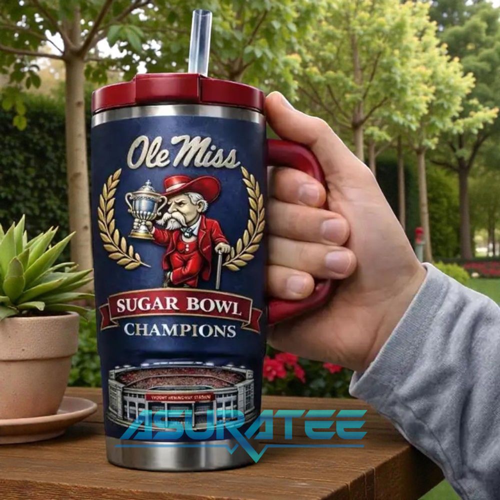 Ole Miss Rebels Sugar Bowl Champions 2026 YETI Tumbler