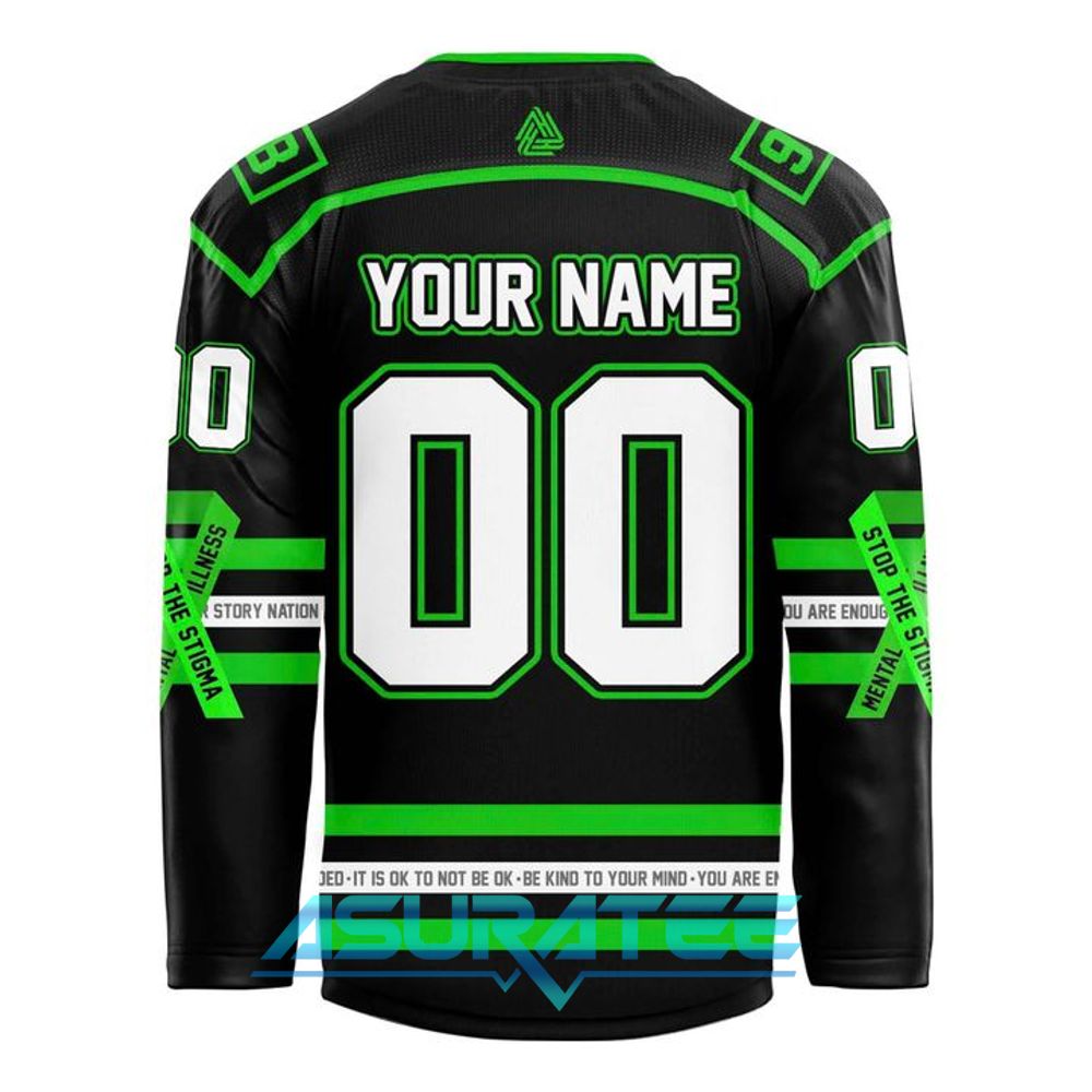 Omaha Lancers 2026 Mental Health Awareness Night Hockey Jersey