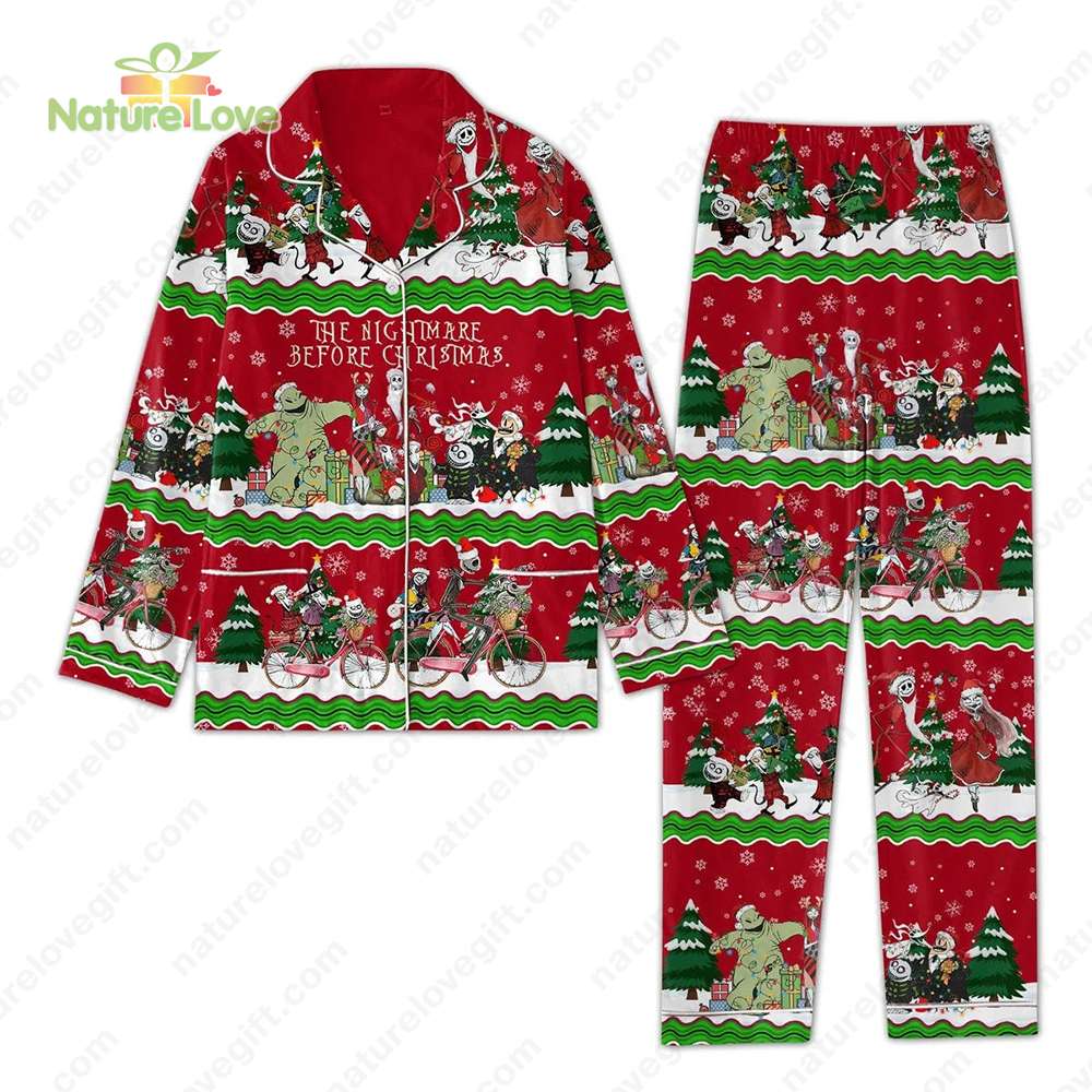Oogie Boogie Jack Skellington Pajamas The Nightmare Before Christmas Sleepwear