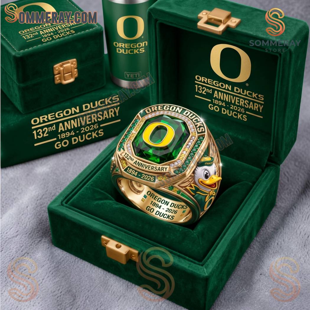 Oregon Ducks 132nd Anniversary 1894-2026 Ring