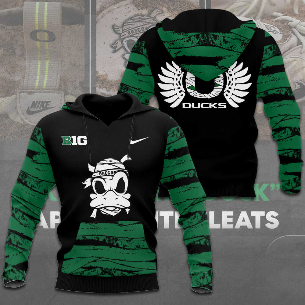 Oregon Ducks Football 2025 Mummy Duck 3D Apparel – TANTN16719