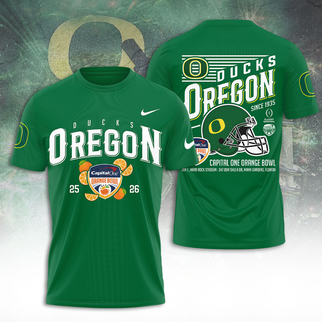 Oregon Ducks Football 3D Apparel – TANTN19785