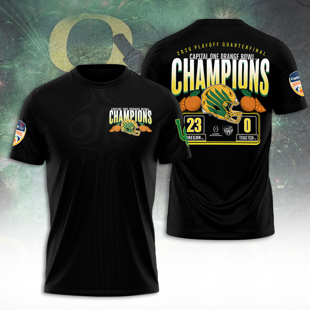 Oregon Ducks Football 3D Apparel – TANTN19876