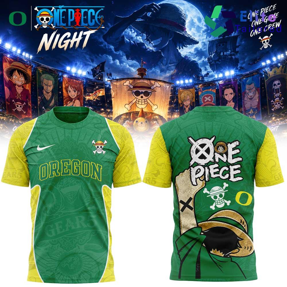 Oregon Ducks x One Piece Night 2026 Graphic T-Shirt