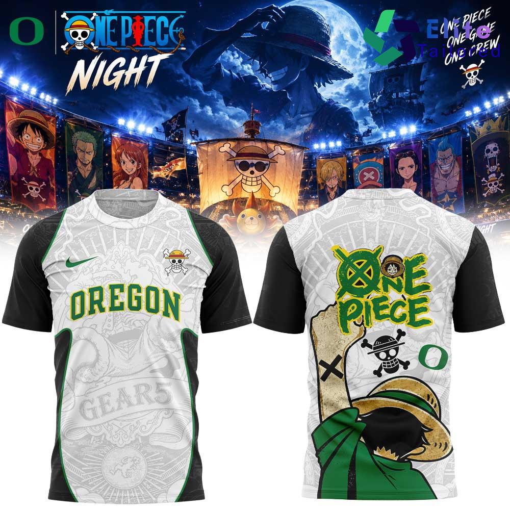 Oregon Ducks x One Piece Night 2026 Graphic T-Shirt