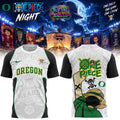 Oregon Ducks x One Piece One Game One Crew 2026 Graphic Tee Shirt