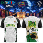 Oregon Ducks x One Piece One Game One Crew 2026 Graphic Tee Shirt