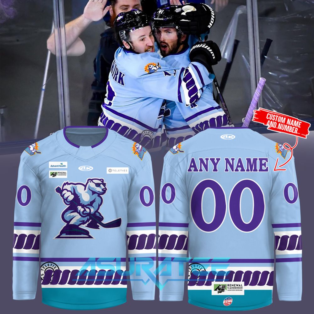 Orlando Solar Bears Women in Hockey Night Hockey Jersey 2025