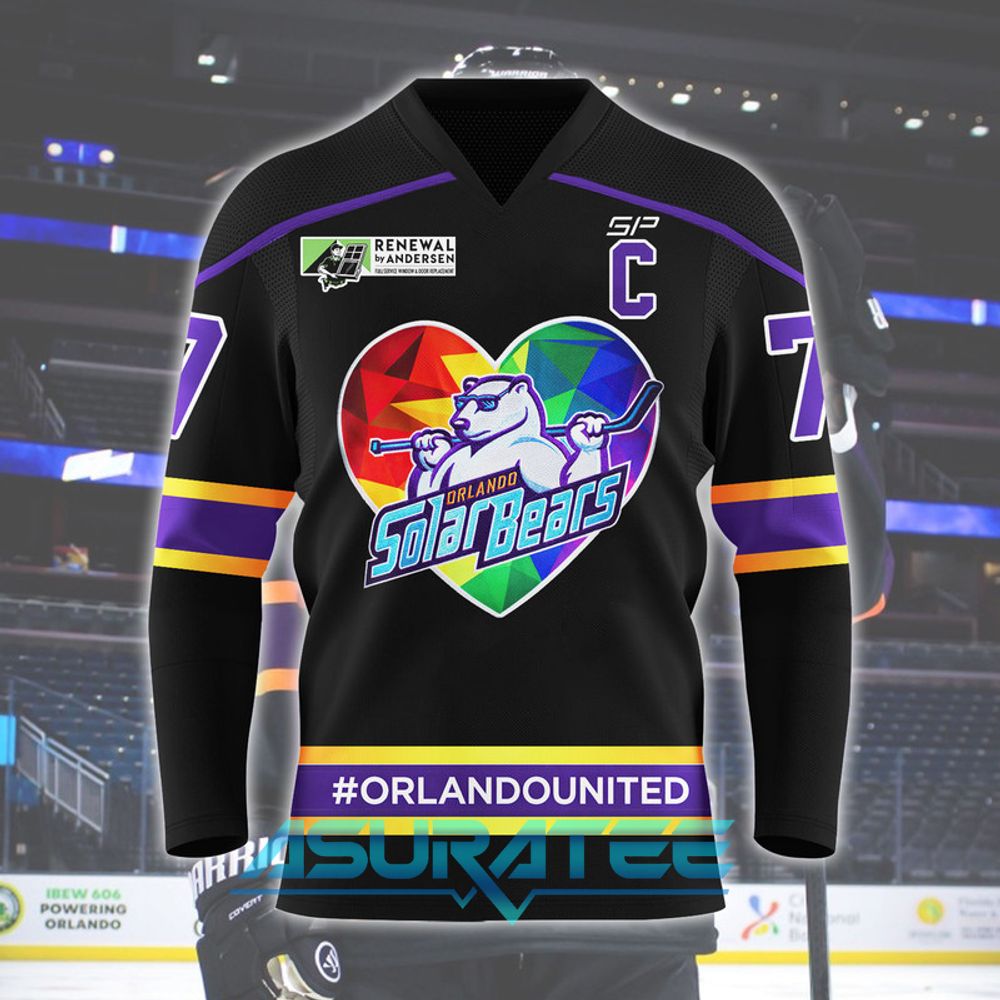 Orlando Solar Bears x First Responders Appreciation Night 2026 Hockey Jersey