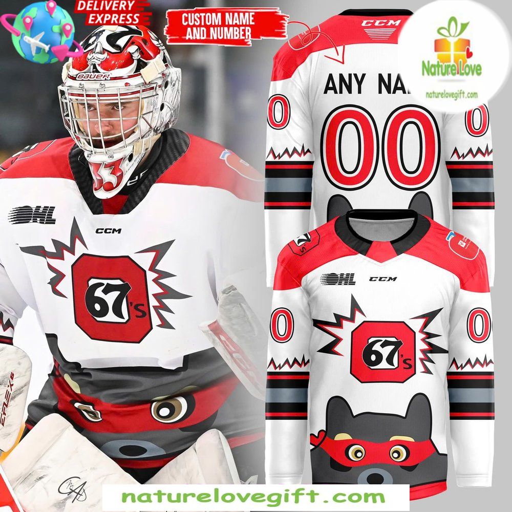 Ottawa 67s Hockey Jersey Contest Winning Special Edition