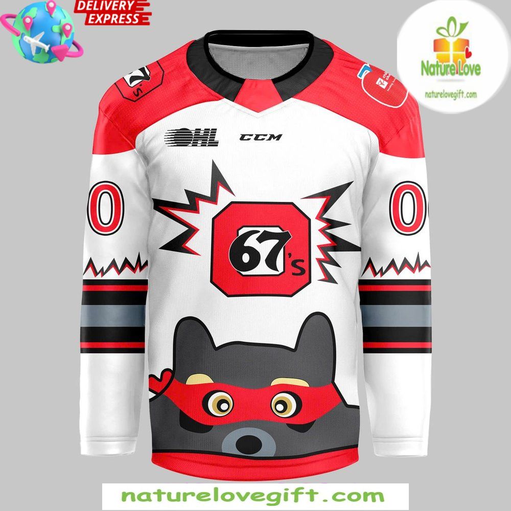 Ottawa 67s Hockey Jersey Contest Winning Special Edition