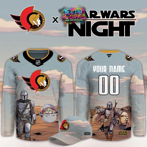 Ottawa Senators Star Wars Night 2026 Limited Personalized Hockey Jersey