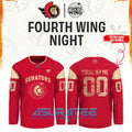Ottawa Senators x Fourth Wing Night 2026 Hockey Jersey