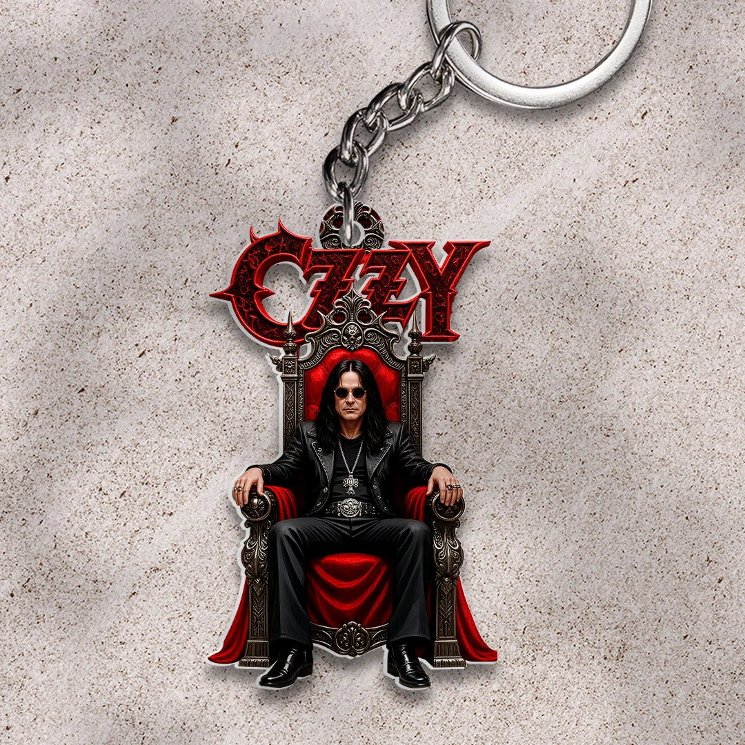 Ozzy Osbourne Custom Shape 2-sided Keychain – HOATT20374