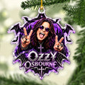 Ozzy Osbourne Custom Shape 2-side Printed Acrylic Ornament – GNE8805