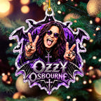 Ozzy Osbourne Custom Shape 2-side Printed Acrylic Ornament – GNE8805