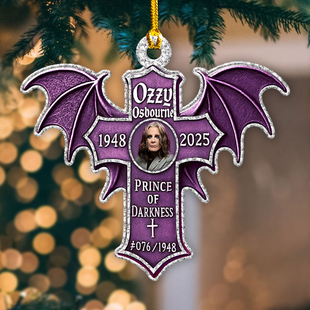 Ozzy Osbourne Custom Shape 2-sided Acrylic Ornament – HOATT14957