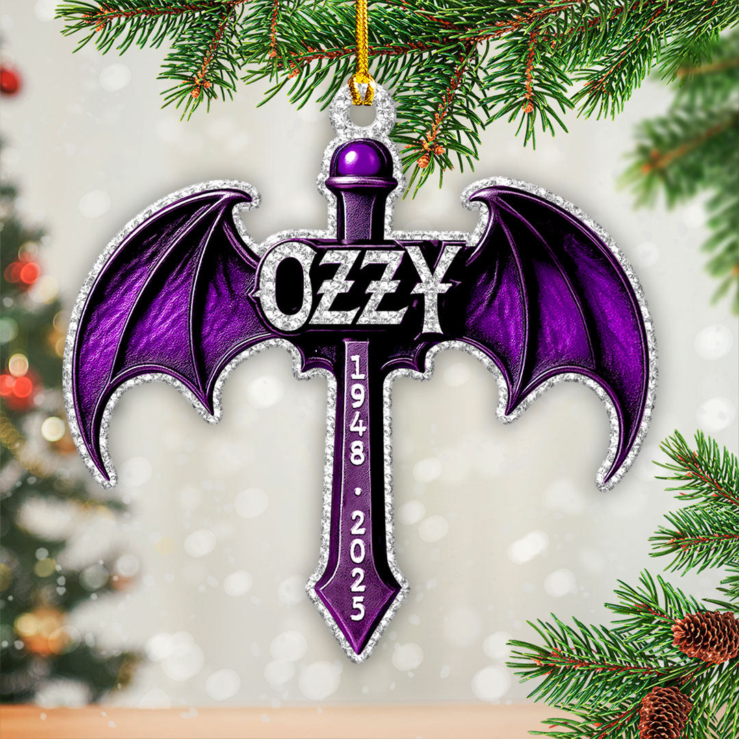 Ozzy Osbourne Custom Shape 2-sided Acrylic Ornament – HOATT15039
