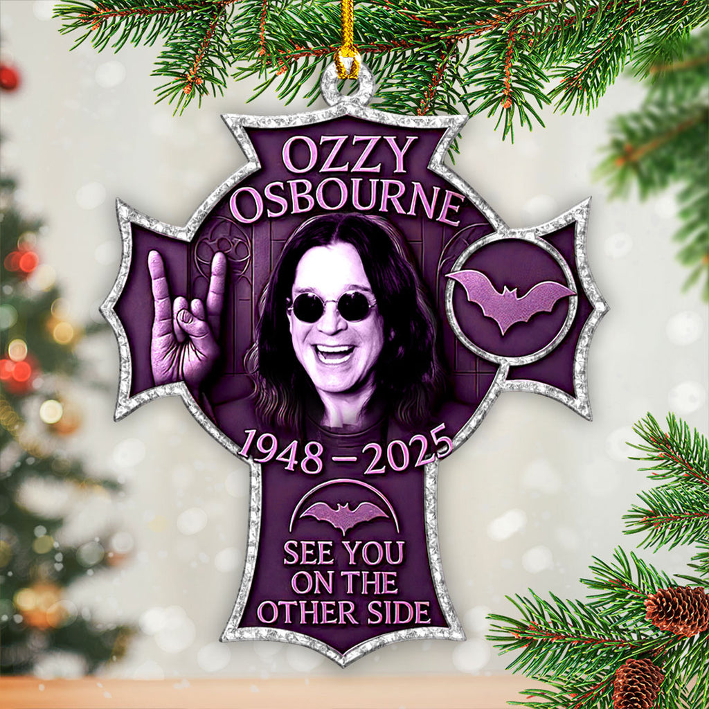 Ozzy Osbourne Custom Shape 2-sided Acrylic Ornament – HOATT15135
