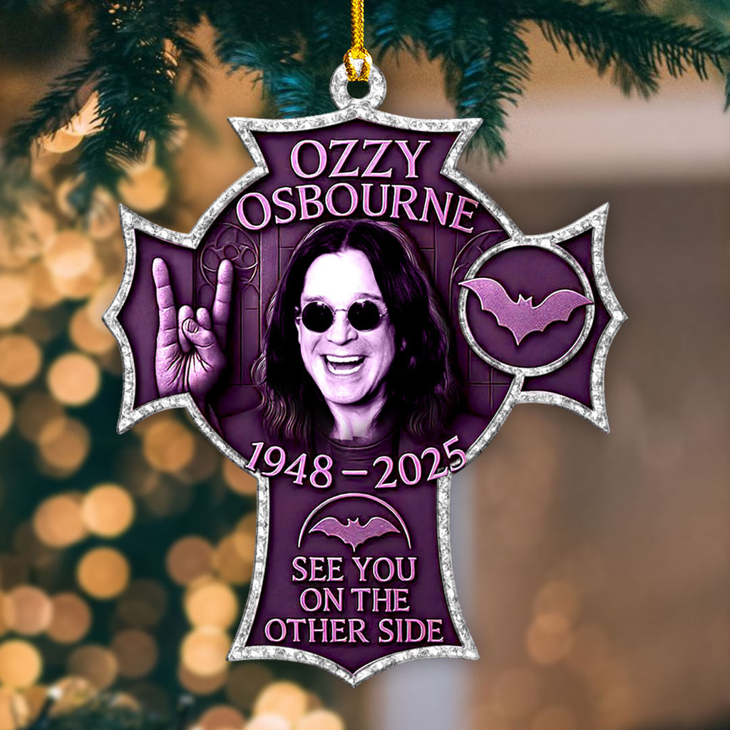 Ozzy Osbourne Custom Shape 2-sided Acrylic Ornament – HOATT15135