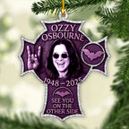 Ozzy Osbourne Custom Shape 2-sided Acrylic Ornament – HOATT15135