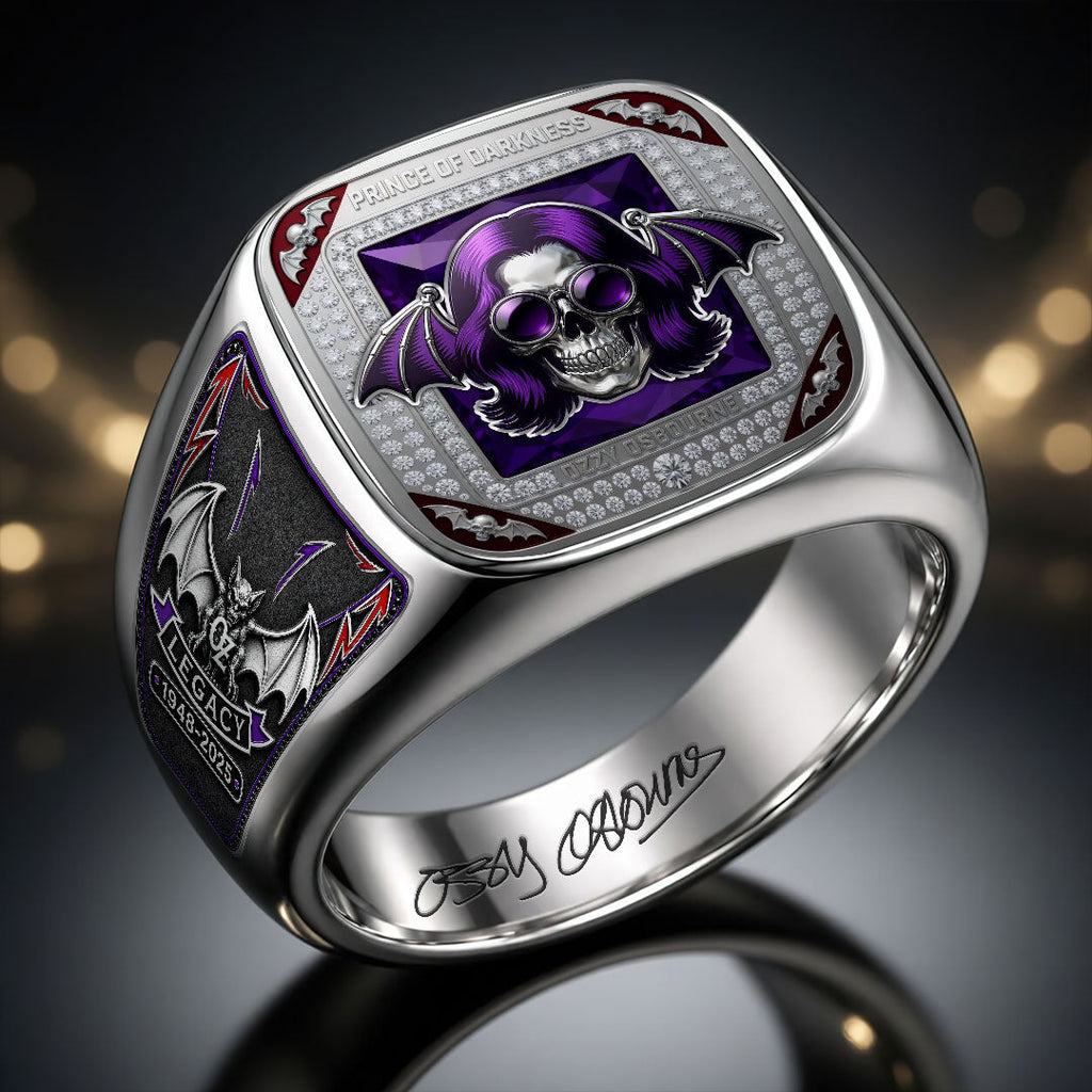 Ozzy Osbourne 3D Engraved Ring – HOATT18853