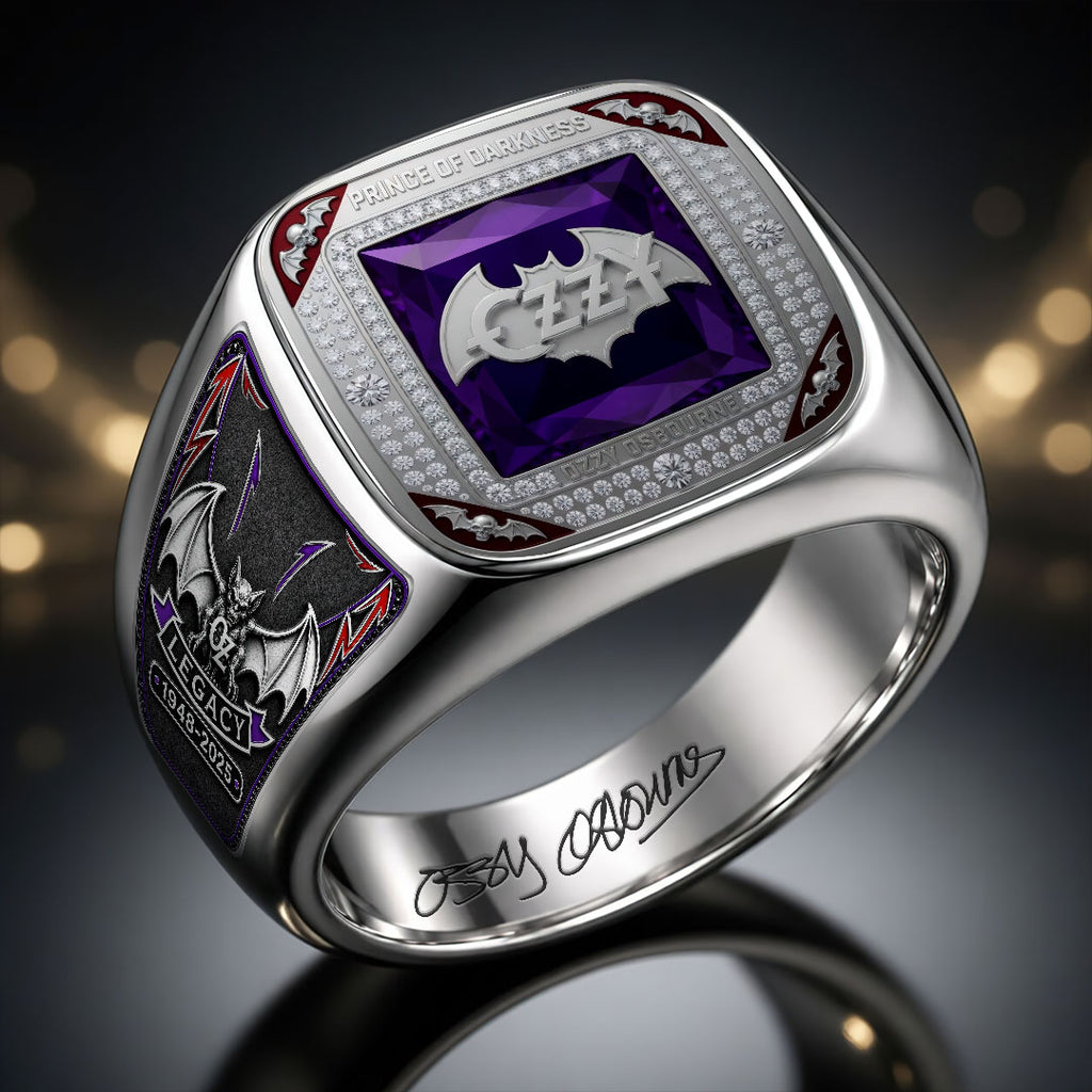 Ozzy Osbourne 3D Engraved Ring – HOATT18263