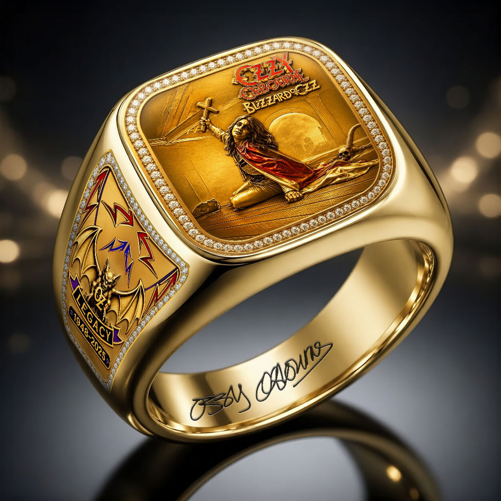 Ozzy Osbourne 3D Engraved Ring – HOATT20144