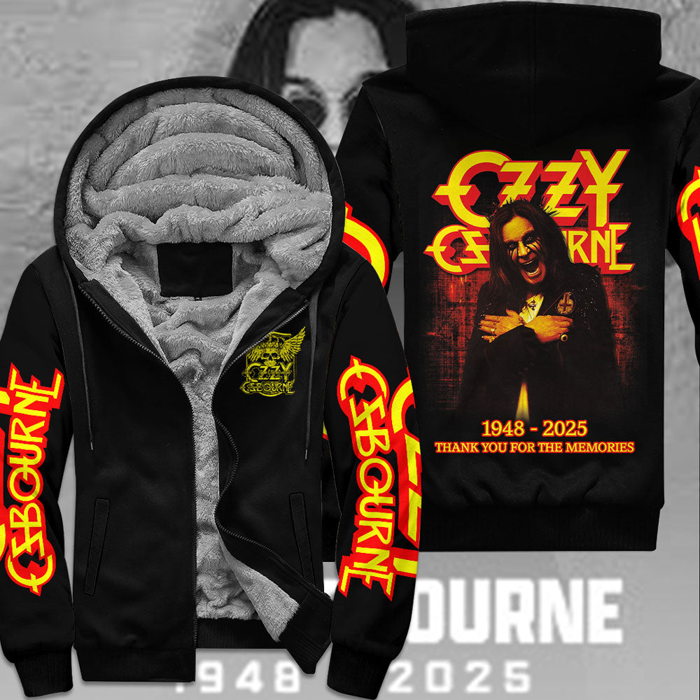 Ozzy Osbourne 3D Fleece Zip Hoodie – TMTHU2669