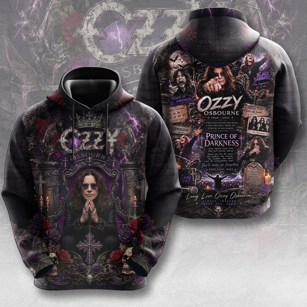 Ozzy Osbourne 3D Apparel – TMTHU8073
