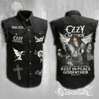 Ozzy Osbourne 3D Lightweight Sleeveless Denim Shirt – MAITM 12323