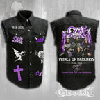 Ozzy Osbourne 3D Lightweight Sleeveless Denim Shirt – MAITM12608